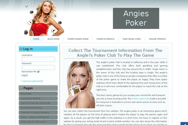 angiespoker.com site used Angiespoker_com