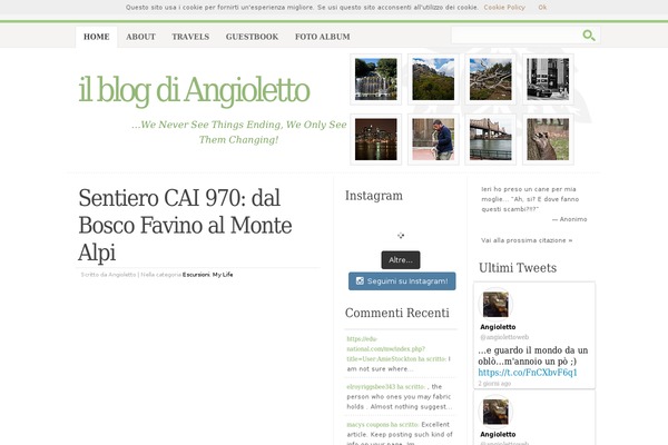 angioletto.net site used Keep It Simple