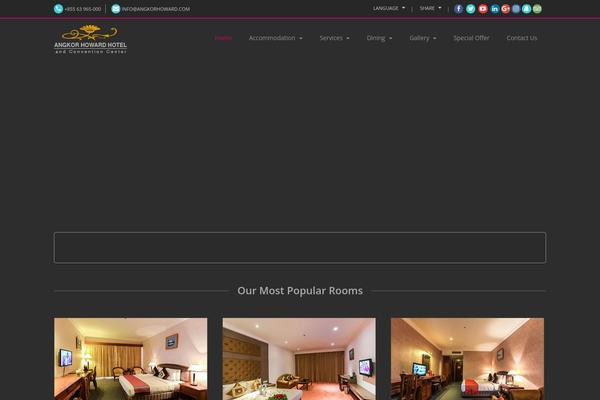 angkorhowardhotel.com site used Angkorhowardhotel