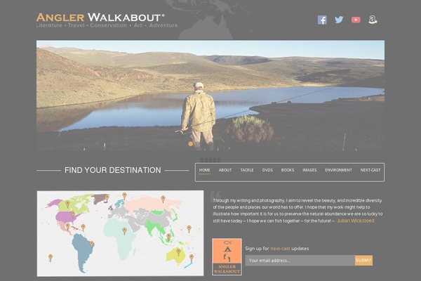 anglerwalkabout.com site used Angler-walkabout