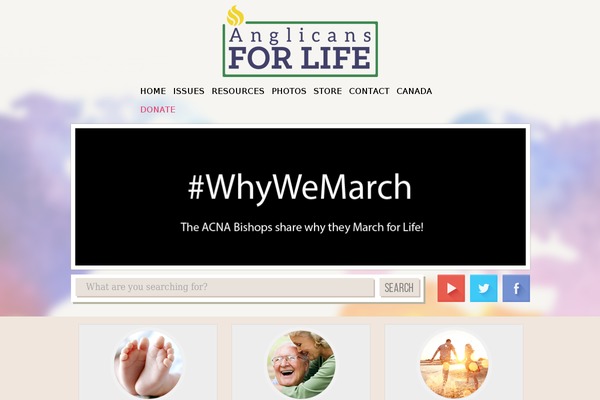 anglicansforlife.org site used Forlife
