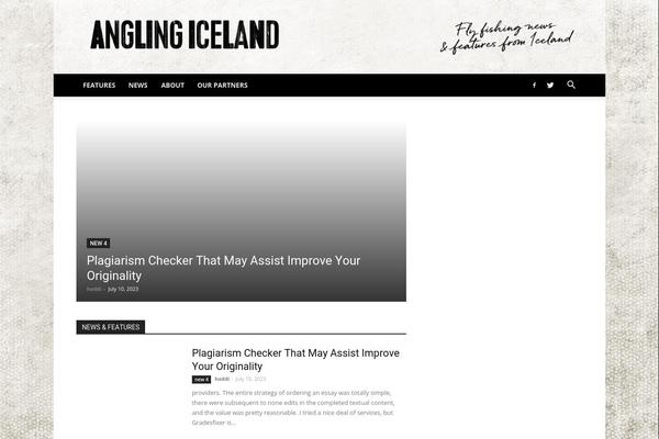 anglingiceland.is site used Newspaper