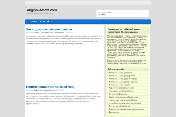 angliyska-mova.com site used Angliyska-mova