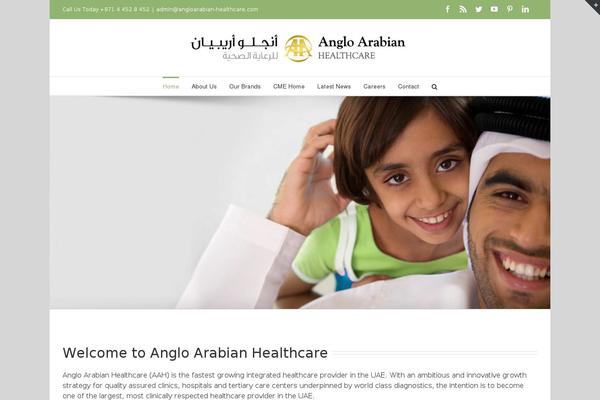 angloarabian-healthcare.com site used Avada2015