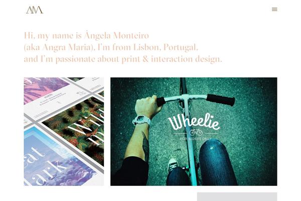 angramaria.com site used Semplice_1_1_0
