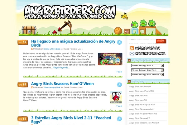 angrybirders.com site used Angrybirders