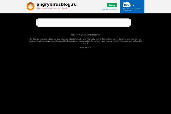 angrybirdsblog.ru site used evolve