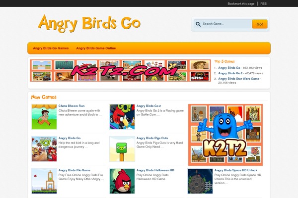 angrybirdsgo.co.in site used Game-blue