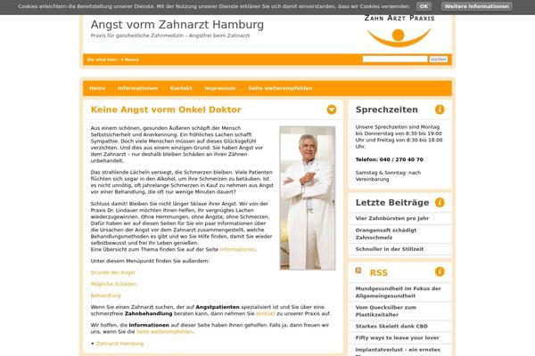 Zahnarzt-Angst theme websites examples