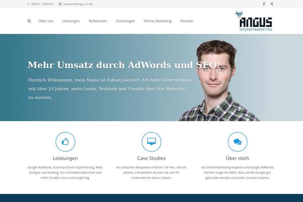 WordPress website example screenshot