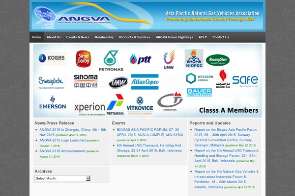 angva.org site used Angva_theme