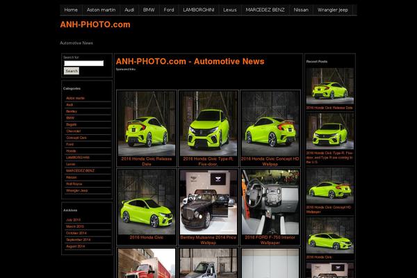 WordPress website example screenshot