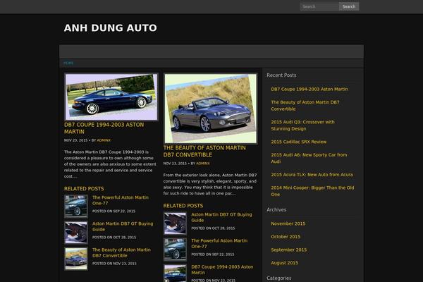 anhdungauto.com site used Sadiz-bg
