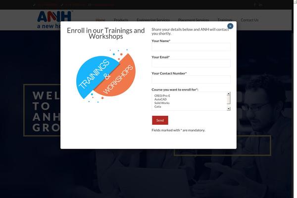 Site using WPFront Scroll Top plugin