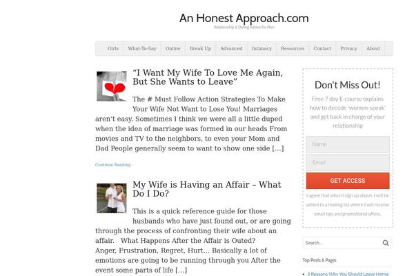 WordPress website example screenshot