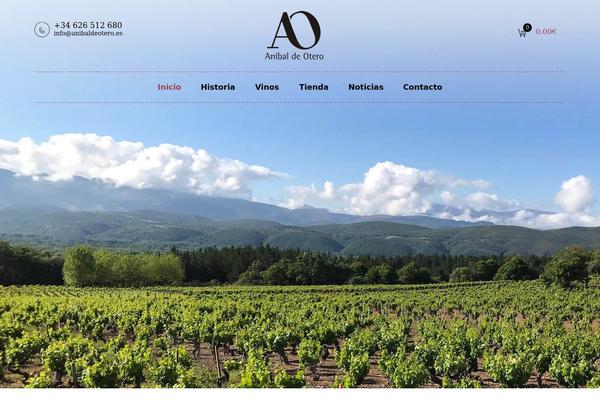 anibaldeotero.es site used Winemaker