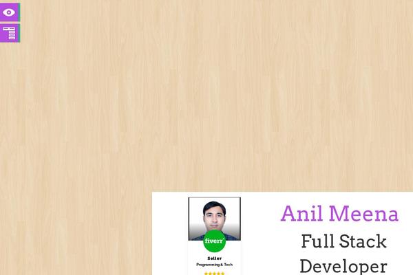 anilmeena.com site used Aboutme-wp