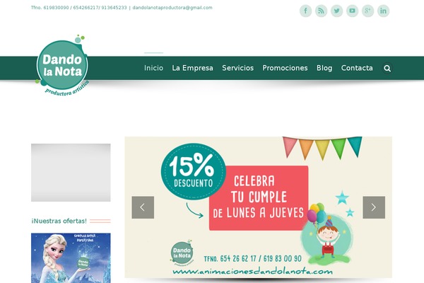WordPress website example screenshot