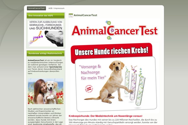 animalcancertest.at site used Simple_green