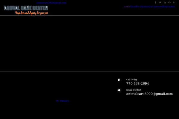 WordPress website example screenshot