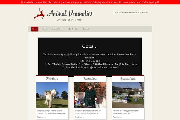 animaldramatics.co.uk site used WPbase