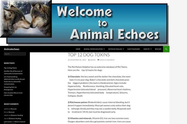 Twenty Fourteen theme site design template sample