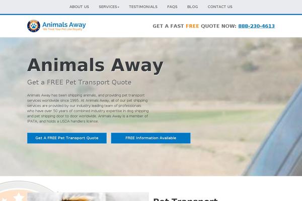 Animals theme site design template sample