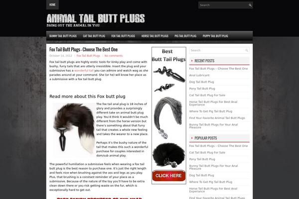 animaltailbuttplugs.com site used Animal-tail