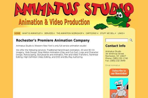 WordPress website example screenshot