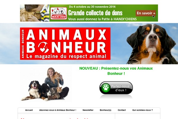 animauxbonheur.com site used BLACKMAG