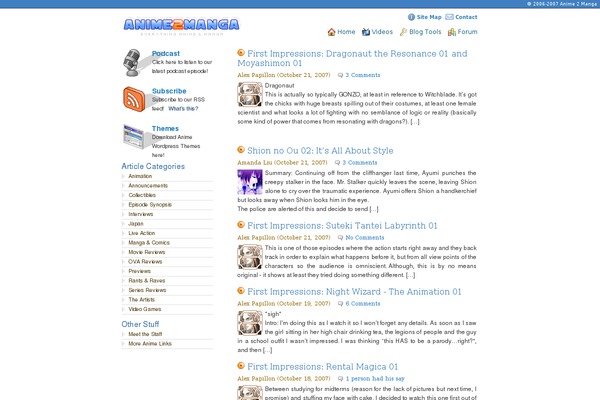 WordPress website example screenshot