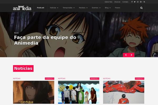 animedia.com.br site used Animediav2