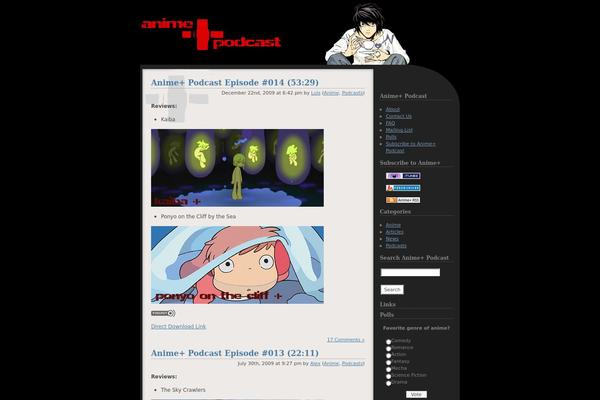 animepodcast.org site used Dusk