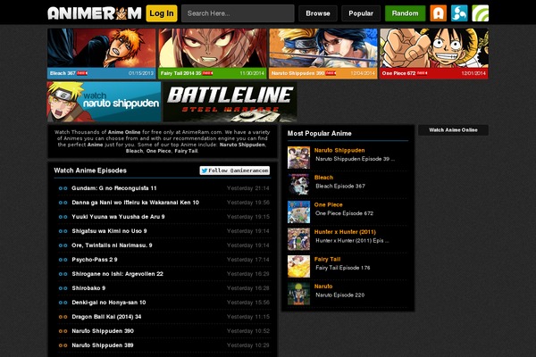 animeram.com site used Anime-ram