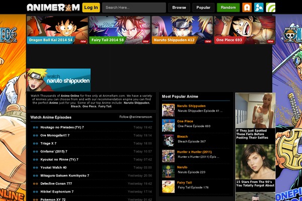anime-ram theme websites examples