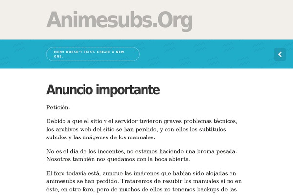animesubs.org site used Aquarius