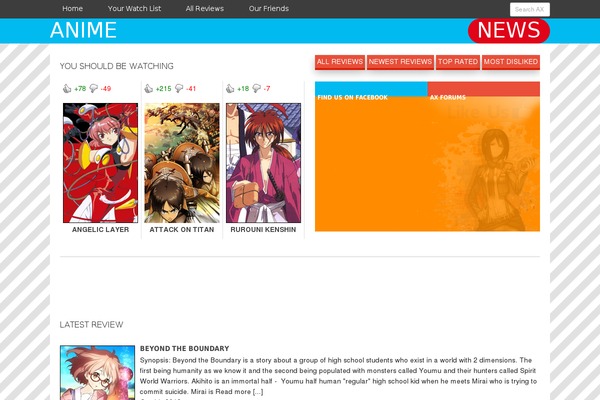 animewatchlist.com site used Animexcess_wordpress