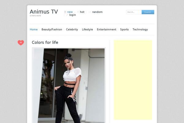 animus.tv site used Megusta2