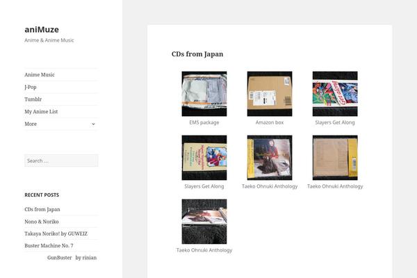 Twenty Fifteen theme site design template sample