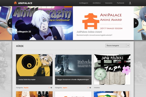 anipalace.hu site used Anipalace