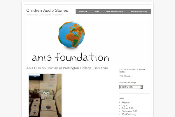 anis.org.uk site used Grassblogtheme