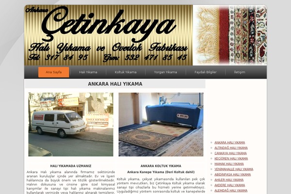 ankara-hali-yikama.net site used Cetinkayatema