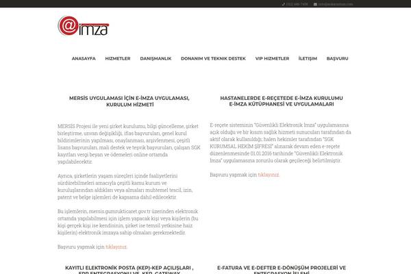 Albertino theme site design template sample