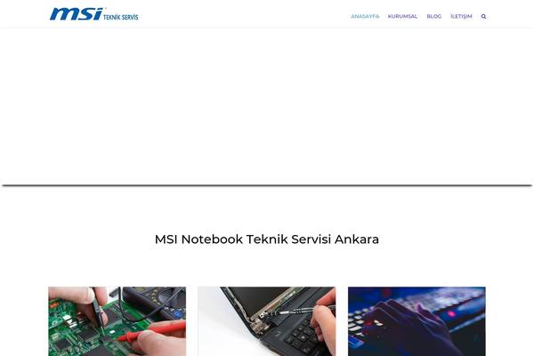 WordPress website example screenshot