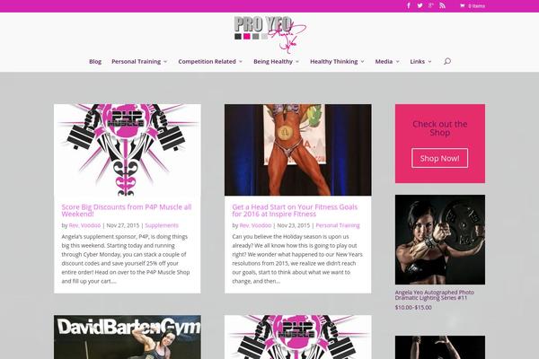 Divi theme site design template sample