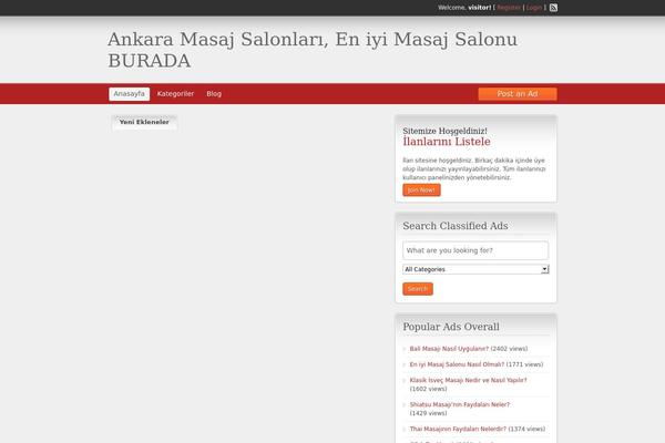 WordPress website example screenshot