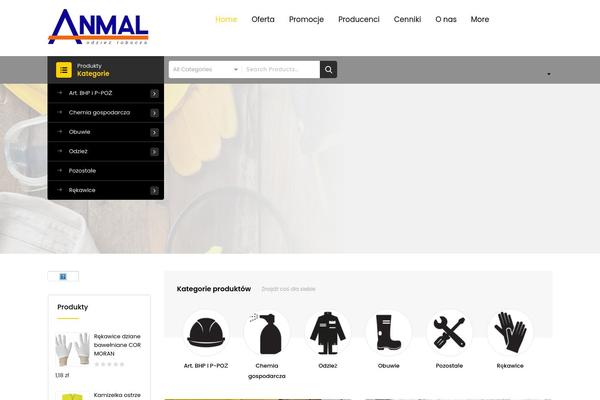 anmal.pl site used Firezy_layout3