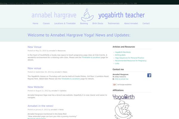 annabel-yogabirth.com site used Annabel