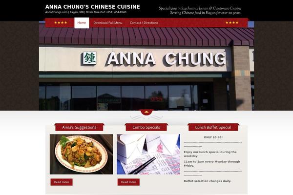 The Restaurant theme site design template sample