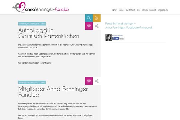 annafenninger-fanclub.at site used Annafenninger